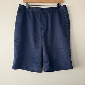 Adidas Climalite Navy Flat Front Shorts 32